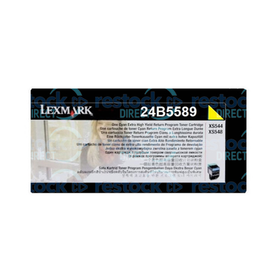 Lexmark 24B5589 XS544 Extra High Yield Yellow