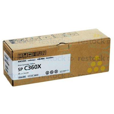Ricoh 408253 SP C360X Extra High Capacity Yellow