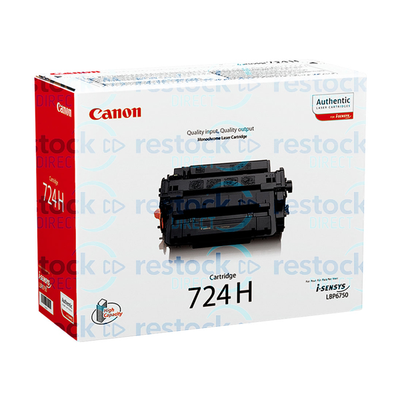Canon 724H 3482B002 High Capacity Black Toner