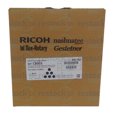 Ricoh 842192 MP C8003 Black