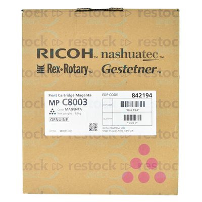 Ricoh 842194 MP C8003 Magenta