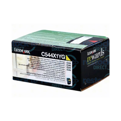 Lexmark C544X1YG C544 Yellow