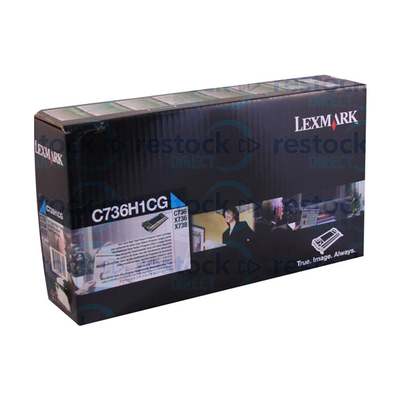 Lexmark C736H1CG C736 High Yield Cyan