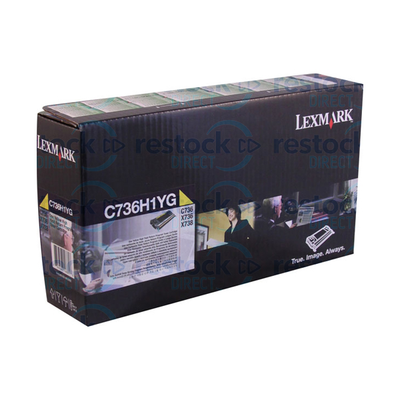Lexmark C736H1YG C736 High Yield Yellow