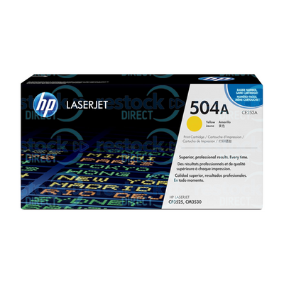 HP CE252A (504A) Yellow Toner