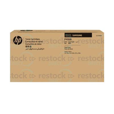 Samsung SU374A CLT-P406B Black Twin Pack Toner