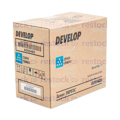Develop TNP51C A0X54D5 Cyan Toner Cartridge