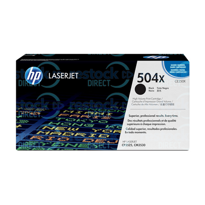 HP CE250X (504X) High Capacity Black Toner