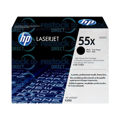 HP CE255X (55X) High Capacity Black Toner