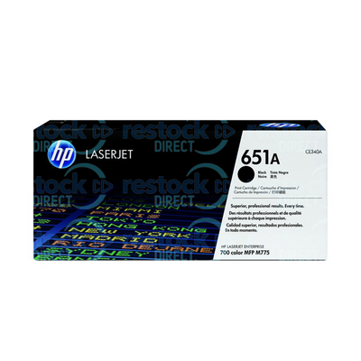 HP CE340A (651A) Black Toner