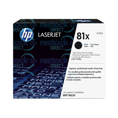 HP CF281X (81X) High Capacity Black Toner