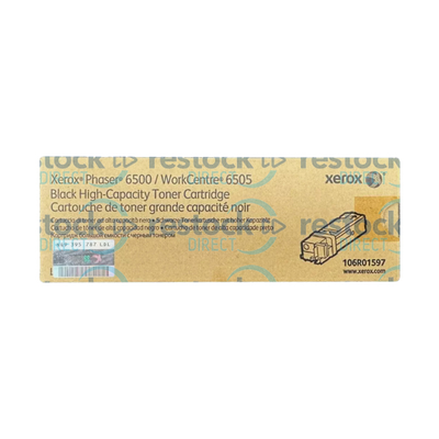 Xerox 106R01597 Phaser 6505 Black Toner