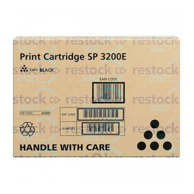 Ricoh 407162 SP 3200E Black Toner