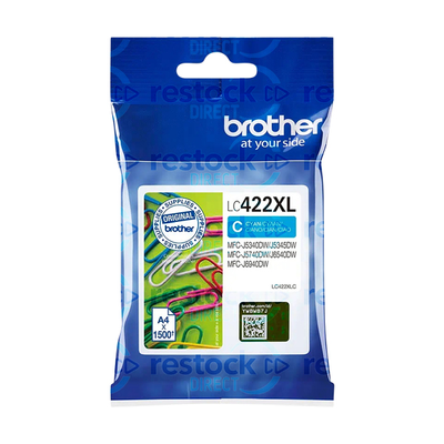 Brother LC422XLC Cyan Ink Cartridge