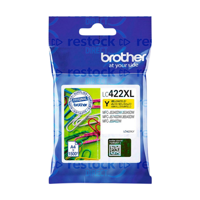 Brother LC422XLY Yellow Ink Cartridge