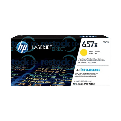 HP CF472X (657X) High Capacity Yellow Toner